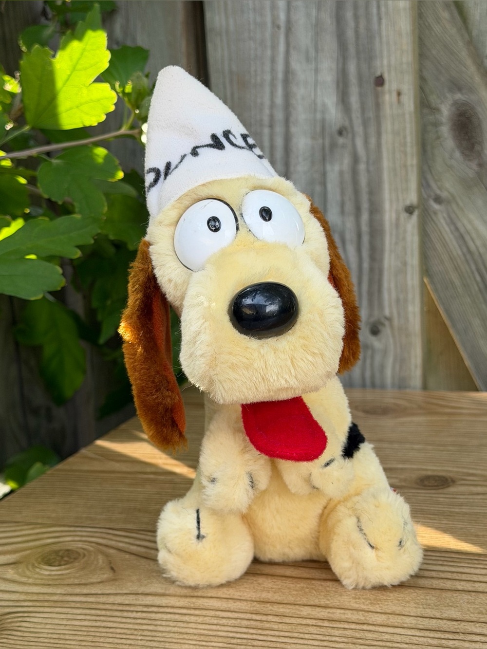 Garfield Odie Dog Dunce Cap 7” Plush Stuffed Animals Dakin 1983 Vintage